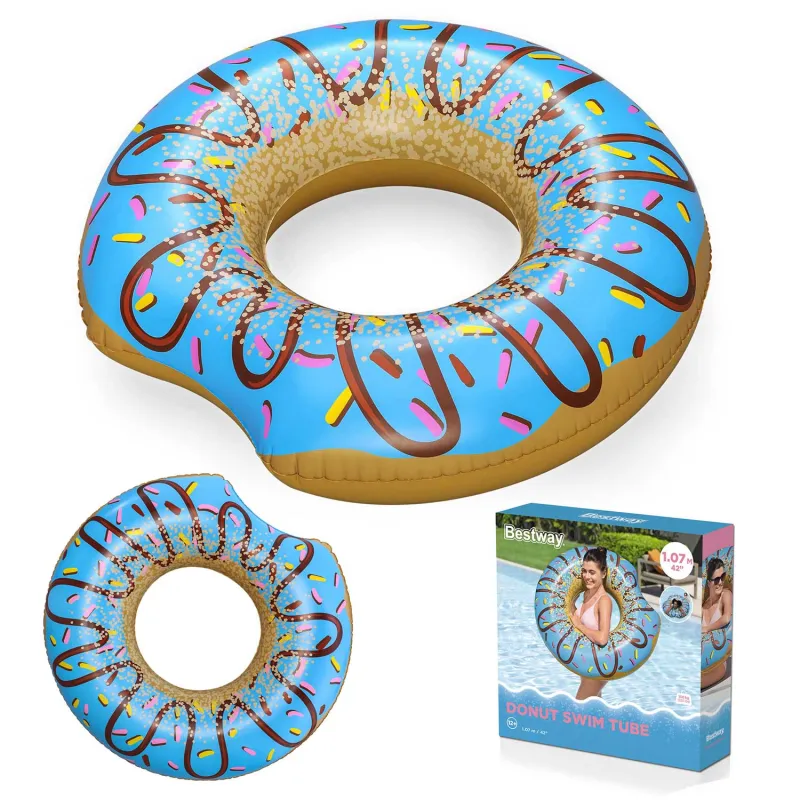 Blauer aufblasbarer Strandring 107cm, ideal für Wasserspaß