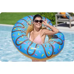 Ideal für Garten- oder Poolspaß, blauer Ring 107cm