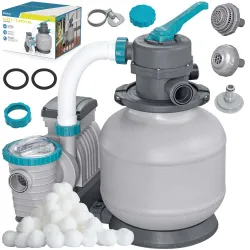 Sandpumpe für Pools + Filterbälle 8327 l/h Bestway 58499