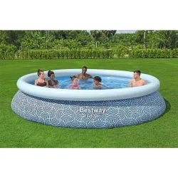 Gartenpool 396 x 84 cm, blaue Farbe, ideal für den Garten