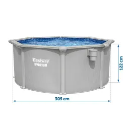 Gartenpool 305 x 122 cm, ideal für Sommeraktivitäten im Freien