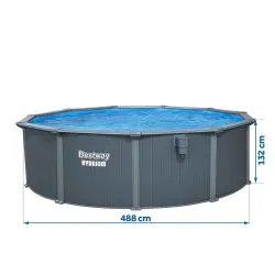 Gartenpool 488 x 132 cm, ideal für Kinder und Familienaktivitäten
