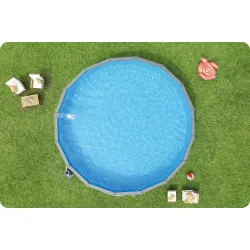 Gartenpool 732 x 132 cm, aus langlebigen Paneelen, ideal für den Garten