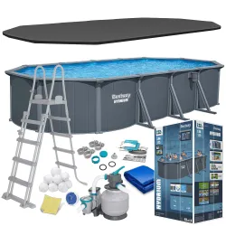 Ganzjähriger Paneelpool 732x366x132 cm 13-in-1 Bestway 561CW