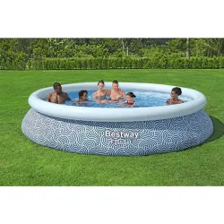 Aufblasbarer Pool 457 x 84 cm, einfach zu montieren, ideal für Kinder