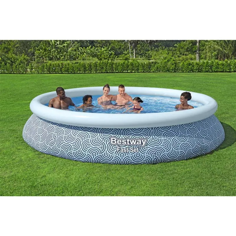 Aufblasbarer Pool 457 x 84 cm, einfach zu montieren, ideal für Kinder