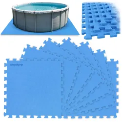 Schaumstoffmatte unter Pool Puzzle 50 x 50 cm 8 Stk