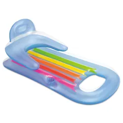 Bequeme 2-in-1 Luftmatratze für das Wasser, angenehmes Material