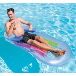 Luftmatratze für Kinder, ideal für den Strand, blaue Farbe