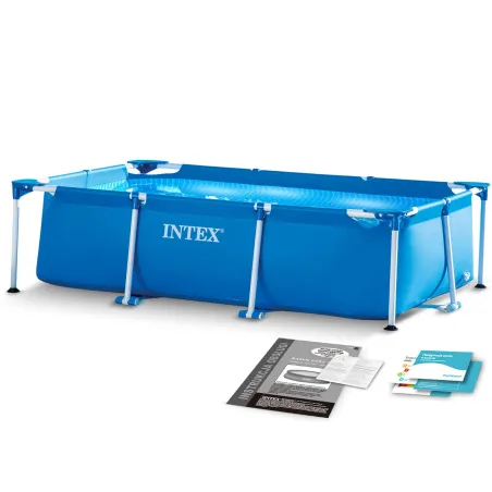 INTEX 28272 Garten-Stahlrahmenbecken 300 x 200 x 75 cm, ideal für den Garten