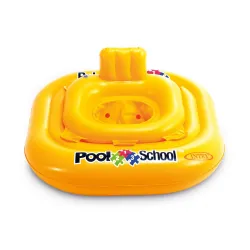 Blauer aufblasbarer Schwimm-Sessel, ideal für Gartenentspannung