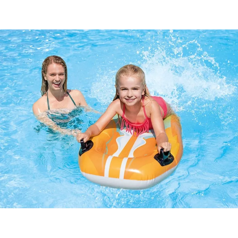 INTEX 58165 aufblasbares Schwimmbrett, großer Spaß für Kinder im Wasser