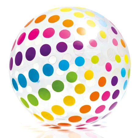 Großer aufblasbarer Strandball 107 cm, bunt für den Strandspaß