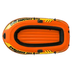 Intex Explorer PRO 200, robustes aufblasbares Boot in Blau, ideal für Wassersport