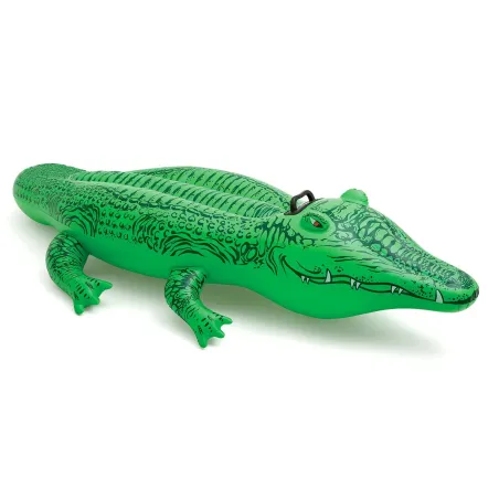 Aufblasbarer Krokodil-Schwimmer 168 x 86 cm, Wasserspielzeug INTEX 58546