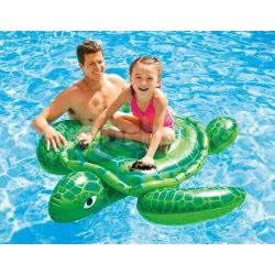 Schwimmspielzeug Schildkröte in grün, ideal für den Pool