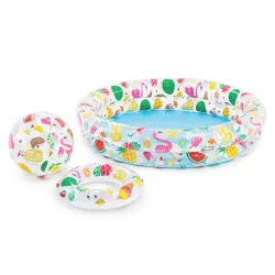 Aufblasbarer Pool Ring und Ballset 122 x 25 cm INTEX 59460