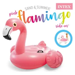 Aufblasbare Flamingo Insel 142 x 140 x 94 cm, ideal für Gartenvergnügen