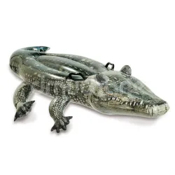 Aufblasbare Alligator Luftmatratze 170 x 86 cm, ideal für Wasserspaß im Sommer
