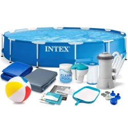 Stahlrahmen-Gartenpool 305 x 76 cm Set 15in1 INTEX 28202