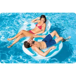 Aufblasbarer Sessel für den Garten, ideal für Kinder und Erwachsene