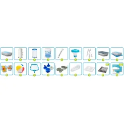 Ideal für den Garten: INTEX 26784 Stahlrahmen Pool 300 x 175 x 80 cm