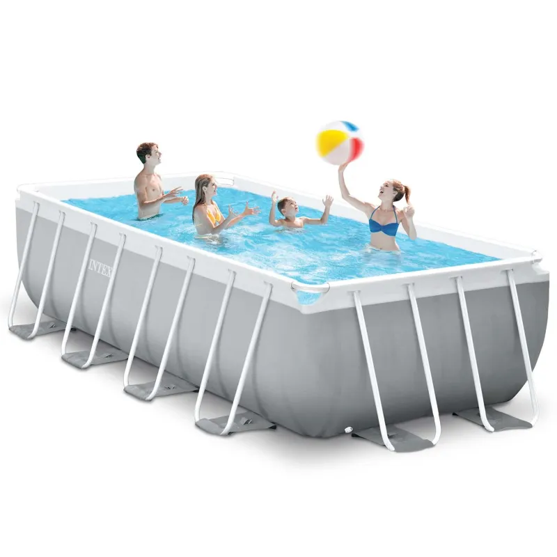 Moderner Garten-Stahlrahmenpool 488 x 244 x 107 cm für den Sommer INTEX 26792
