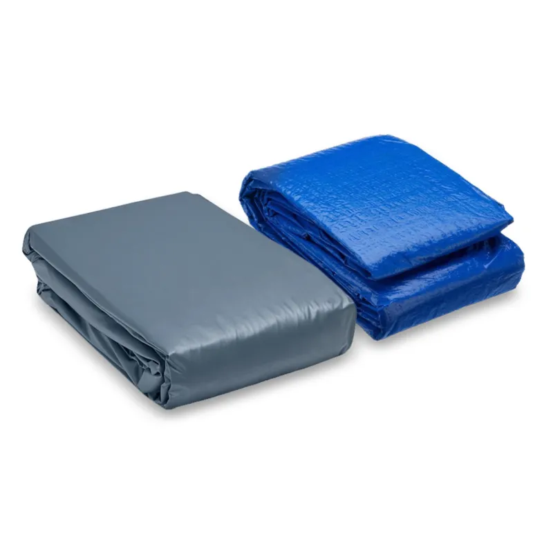 Blaue Garten-Stahlrahmenbecken 549 x 274 x 132 cm, 11in1 INTEX 26356