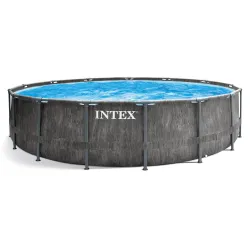 Hochwertiges Garten-Stahlrahmenbecken 457 x 122 cm INTEX 26742