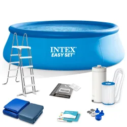 Aufblasbarer Gartenpool 457 x 122 cm 12-teiliges Set INTEX 26168