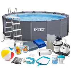 Garten-Panelbecken 478 x 124 cm 18in1 INTEX 26384