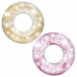 Glitzer-Schwimmring INTEX 56274 gold