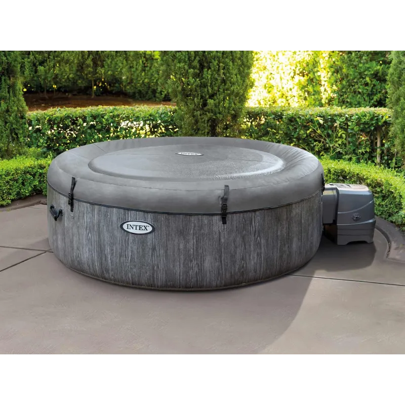 Eleganter aufblasbarer SPA mit Hydromassage, ideal für den Außenbereich