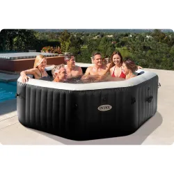 Eleganter aufblasbarer Whirlpool mit Hydromassage, ideal für den Garten