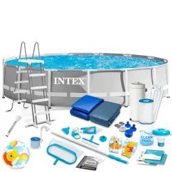 Garten-Stahlrahmen-Pool 457 x 107 cm, Set 21in1 INTEX 26724