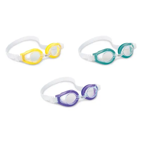Intex 55602 gelbe Schwimmbrille für Kinder, bequemes und langlebiges Schnorcheln-Zubehör