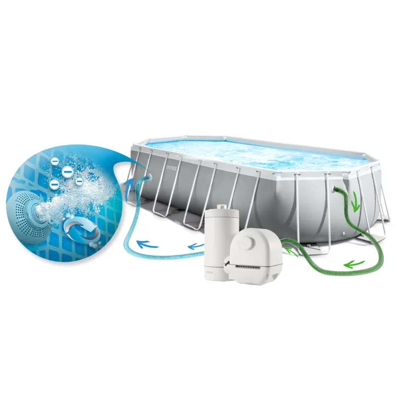 Hochwertiger rechteckiger Pool 503x274x122cm, ideal für Familien mit Kindern