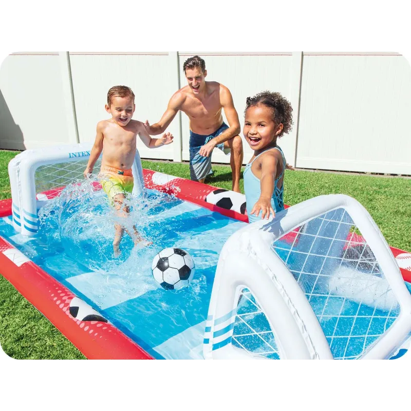 Bunte Aufblasbare Sportarena Spielcenter Intex 57147 für Kinder im Garten