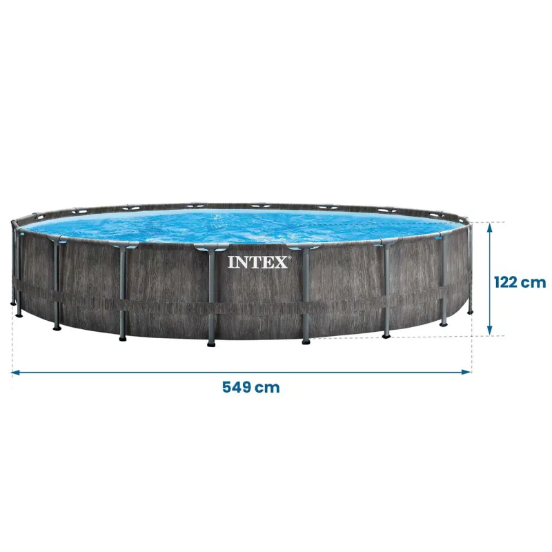 Gartenpool 549 x 122 cm mit Zubehör für Entspannung im Freien