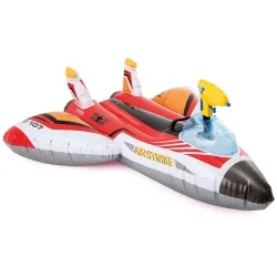 Elegantes rotes aufblasbares Flugzeug für den Pool