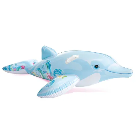 Blaues aufblasbares Delfin-Spielzeug für Wasserspaß, INTEX 58535