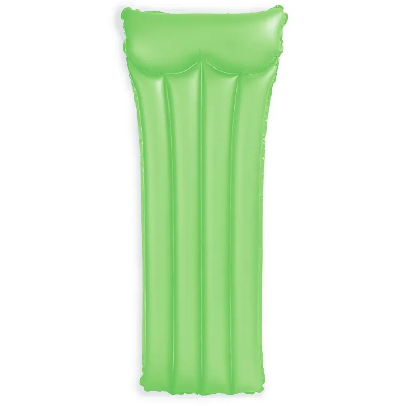 Grüne Luftmatratze, bequem und langlebig, ideal für Wasserspaß