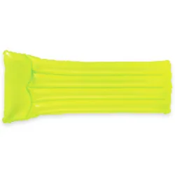 Moderne gelbe Schwimm-Luftmatratze, ideal für den Sommer