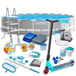 Stahlrahmenbecken 610 x 132 cm 21in1 Set INTEX 26756 + Roller GRATIS