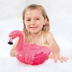 Aufblasbarer Flamingo für die Badewanne, ideal für Spaß im Wasser und am Pool