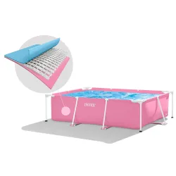 Pool aus strapazierfähigem Material, einfach aufzubauen für den Sommer