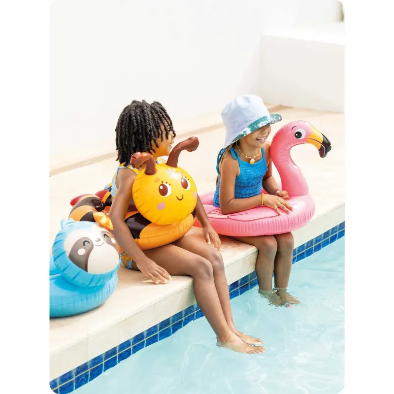 Faultier-Schwimmring INTEX 59220 - weiches Material für bequemes Schwimmen