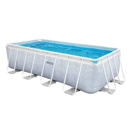 Teppich Pool 400 x 200 x 100 cm Set 18in1 für den Garten