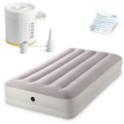 Aufblasbare Luftmatratze 191x99x30 cm mit Elektropumpe INTEX 64177