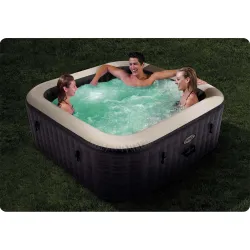 Aufblasbares SPA mit Hydromassage, ideal für den Garten oder die Terrasse, Entspannung bei jedem Wetter